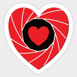 Aperture Heart Sticker